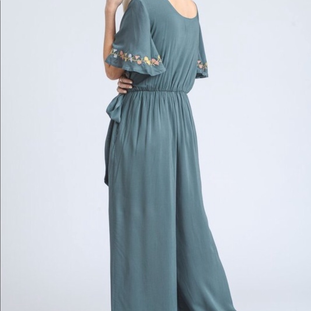 Sage Bohemian Jumpsuit